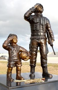 Tribute to a Soldier Statue